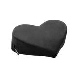 Liberator Heart Wedge Sex Pillow Black Microvelvet