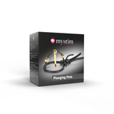 Mystim Plunging Pete - e-Stim Corona Strap with Urethral Sound