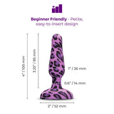 b-Vibe Novice Leopard Plug