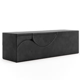 Liberator Aria XL Flip Chaise 22 Inch Wide - Convertible XL Sex Chair and Bed Bench Black