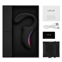 Lelo Enigma Dual Stimulation Sonic Massager Black