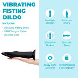 b-Vibe Vibrating Silicone Fisting Dildo