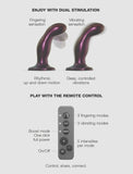 Strap-On-Me Fingering & Vibrating Dildo - Purple Tr - M