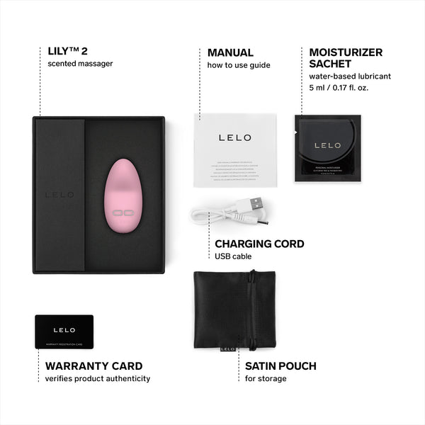 Lelo Lily 2 Scented Vibrator Rose & Wisteria Pink | Intamo Pleasure Boutique Lelo Lily 2 Scented Vibrator Rose & Wisteria Pink | Intamo Pleasure Boutique