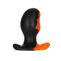 Oxballs Ergo Buttplug Black Orange Swirl Medium