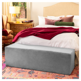 Liberator Aria Flip Chaise 18 Inch Wide Convertible Sex Chair and Bed Bench - Grey