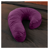 Liberator Lune Side Snuggle Pillow with Palm Vibrator Purple