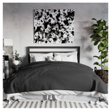 Liberator Fascinator Lush Throw  Black Microvelvet - King Size