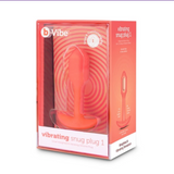 B-Vibe Vibrating Snug Plug Small - Orange