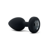 B-Vibe Vibrating Jewel Plug M/L - Black