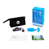 B-Vibe Vibrating Snug Plug Large - Blue