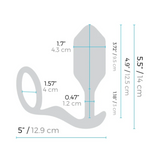 B-Vibe Vibrating Snug & Tug XL - Black