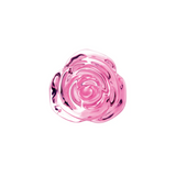 B-Vibe Pink Roses Glass Butt Plug Training Set
