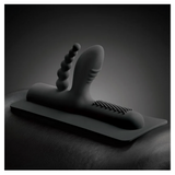 The Cowgirl Buckwild - Double Penetration Silicone Attachment - Black