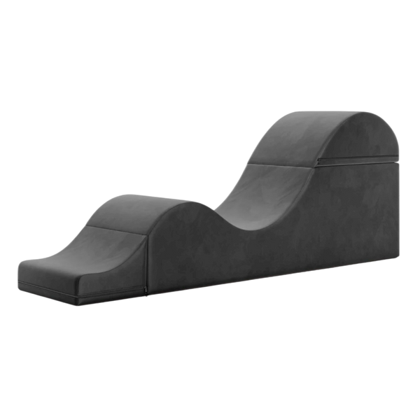 Liberator Aria Flip Chaise 18Inch Wide Convertible Sex Chair & Bed Bench - Black