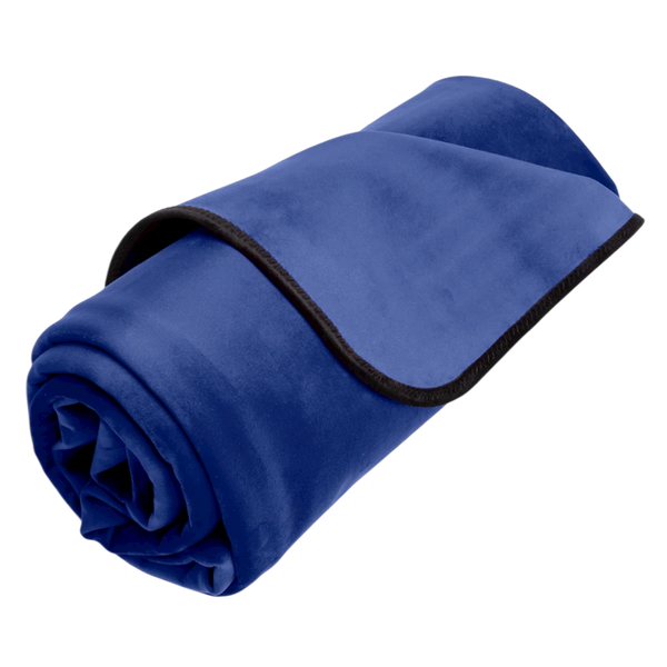 Liberator Fascinator Throw Royal Blue Microvelvet - Regular Size