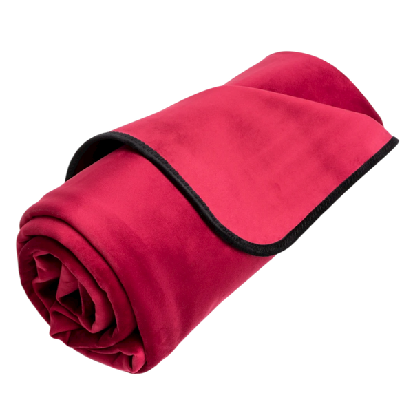 Liberator Fascinator Throw Merlot Microvelvet - Regular Size