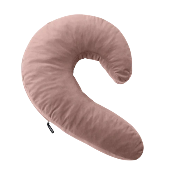 Liberator Lune Side Snuggle Pillow with Palm Vibrator Rose