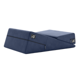 Liberator Wedge & Ramp Sex Positioning Pillow Combo - Décor Velvet Blue