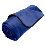 Liberator Fascinator Throw Royal Blue Velvish - Travel Size