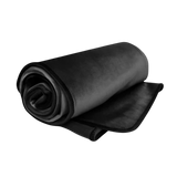 Liberator Fascinator Lush Throw  Black Microvelvet - King Size