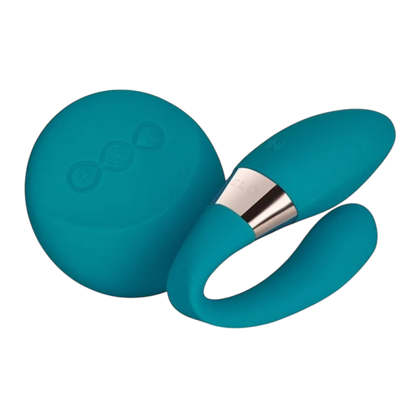 Lelo Tiani Duo Vibrating Couples Massager - Ocean Blue