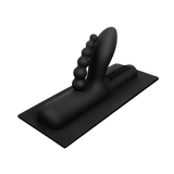 The Cowgirl Buckwild - Double Penetration Silicone Attachment - Black