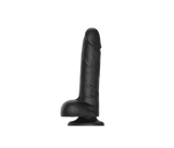 Strap-On-Me Rotating & Vibrating Realistic Dildo – L – Black