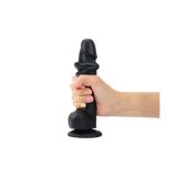 Strap-On-Me Sliding Skin Realistic Dildo – Black – L