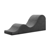 Liberator Aria XL Flip Chaise 22 Inch Wide - Convertible XL Sex Chair and Bed Bench Black