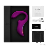 Lelo Enigma Dual Stimulation Sonic Massager Deep Rose