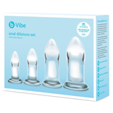 b-Vibe Glass Anal Dilators Set