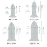 b-Vibe Glass Anal Dilators Set