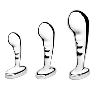 B-Vibe Stainless Steel P-Spot Training Set