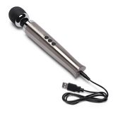 Le Wand Die Cast Rechargeable Vibrating Massager Silver