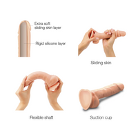 Strap-On-Me Sliding Skin Realistic Dildo Vanilla XL