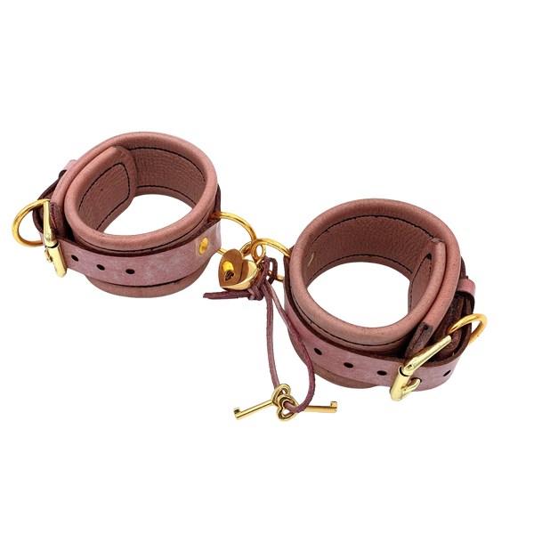 Enrapt Leathercraft Deluxe Leather Handcuffs