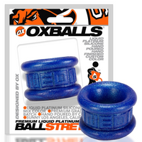 Oxballs Neo Short Ballstretcher Metallic Blueballs